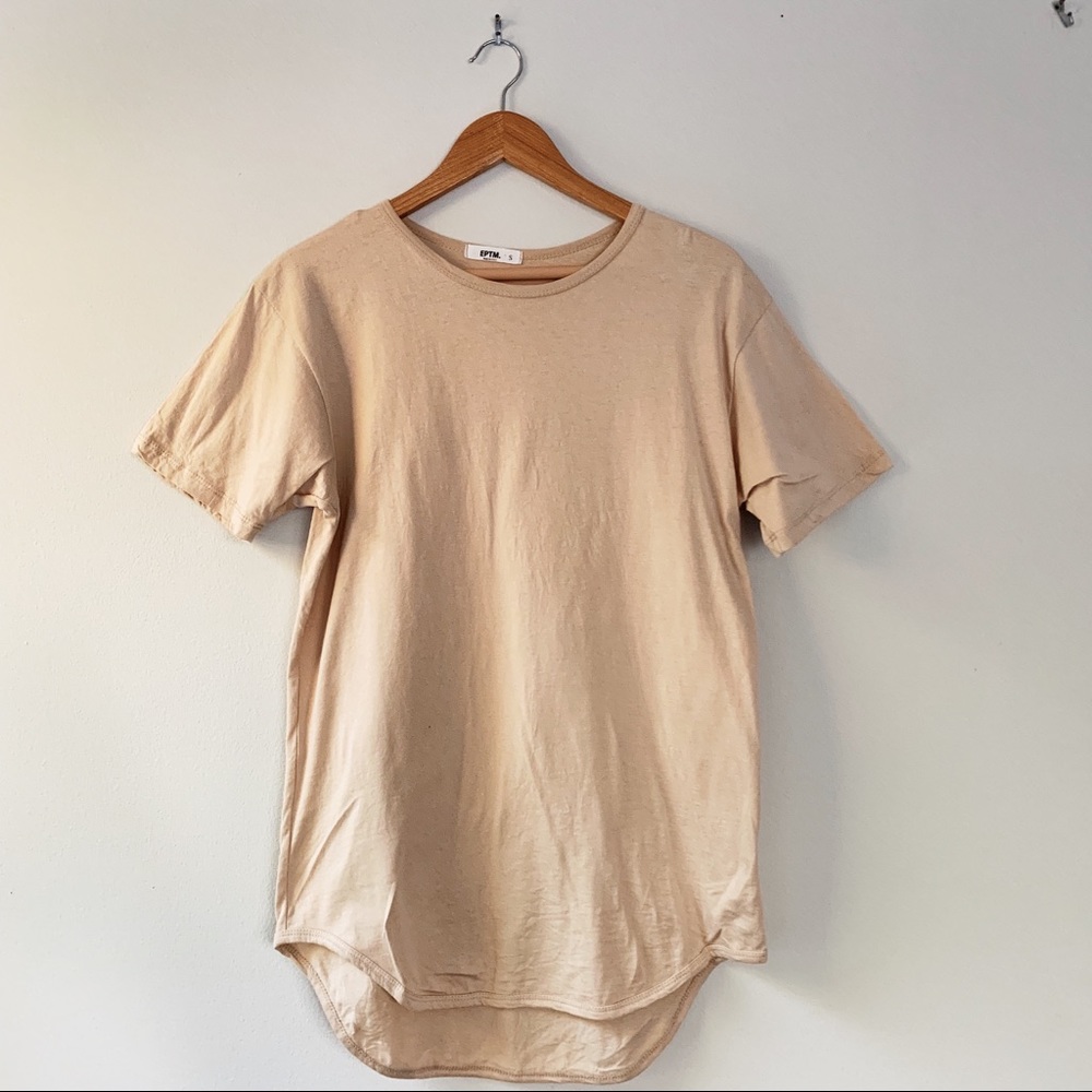 MENS SIZE SMALL EPTM T-SHIRT TAN SHORT SLEEVE